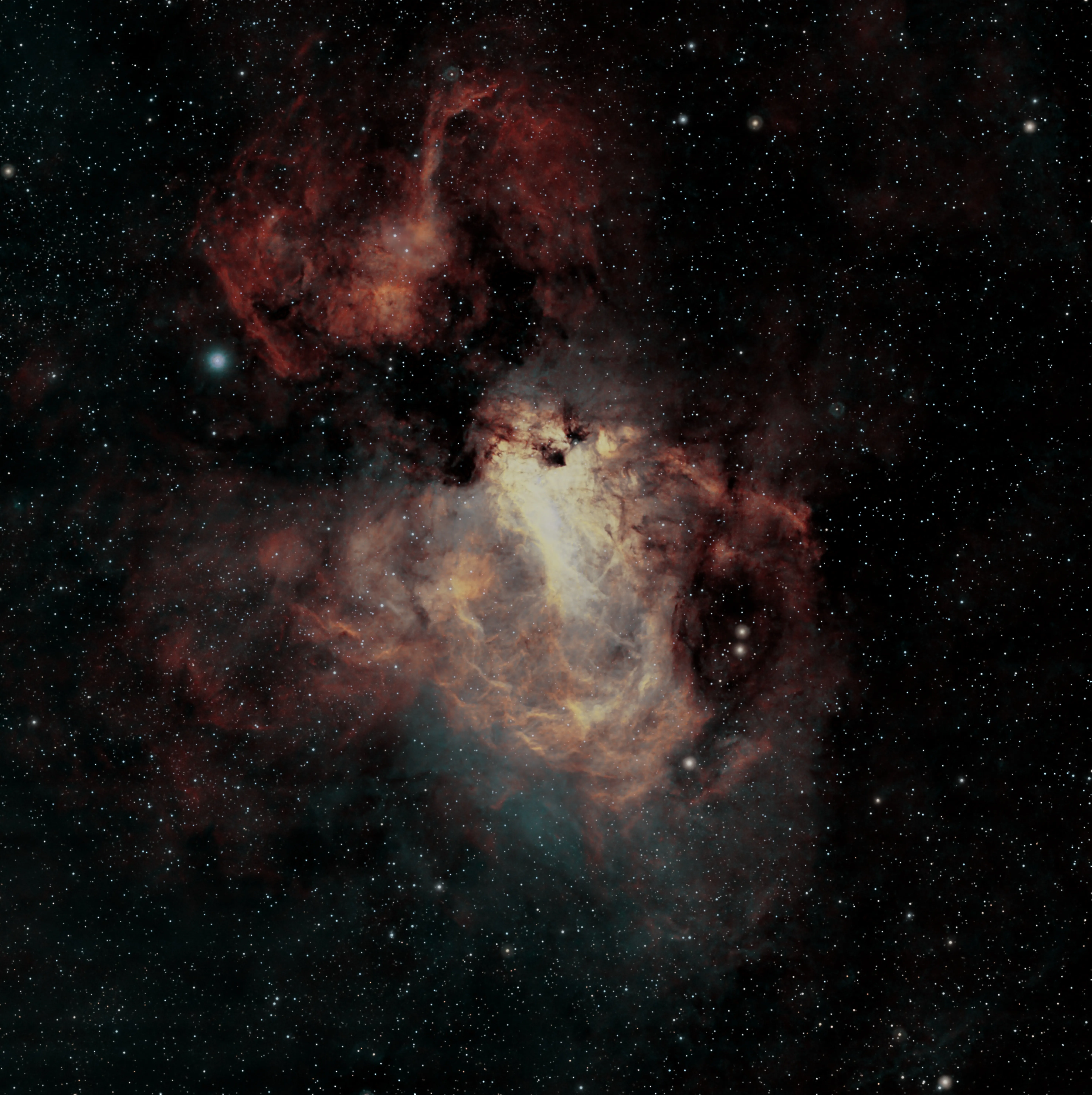 Checkmark Nebula (M17)