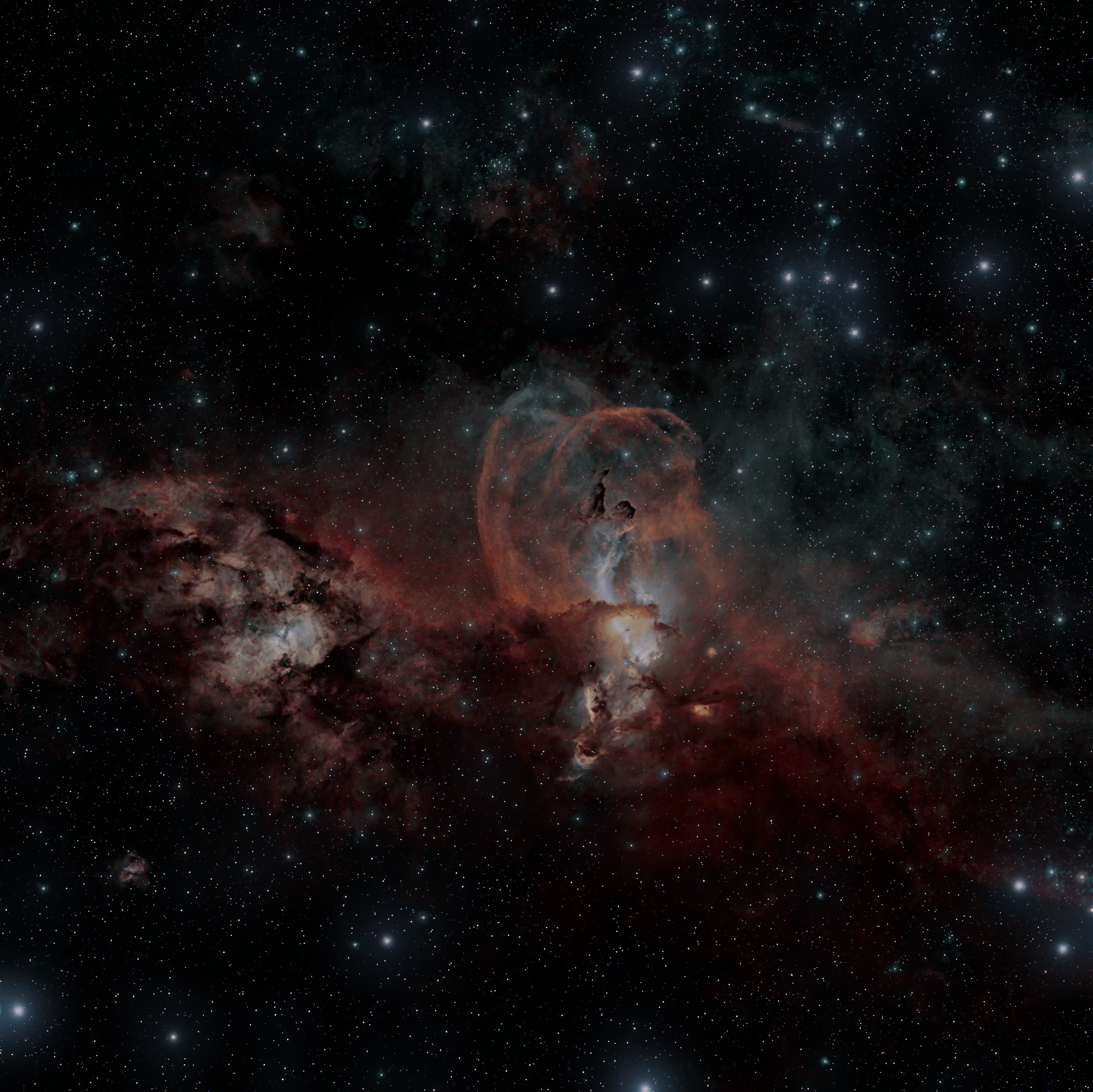 Statue of Liberty Nebula (NGC 3590)